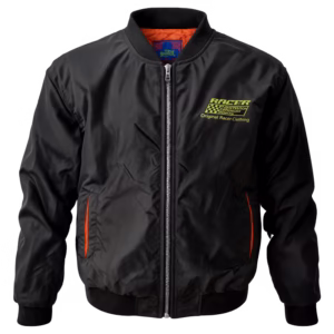 Chaqueta Negra Racer Clothing